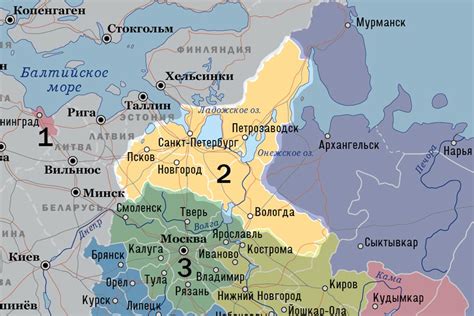 Туристические достопримечательности и рекреационные зоны Северо-Западного региона России