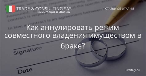Установление режима совместного владения