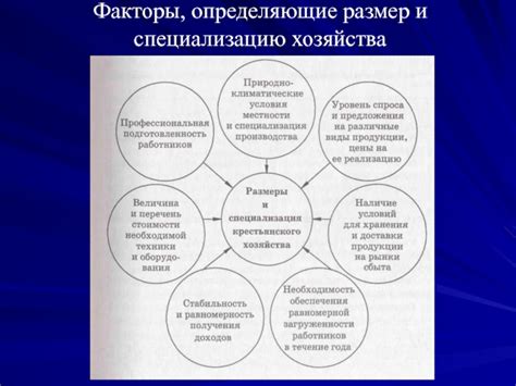 Факторы, определяющие различия и специализацию групп в обществе