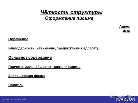 Формальное обращение к адресату: основное содержание