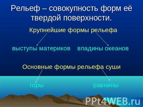 Формирование и движение границ твердой поверхности материков