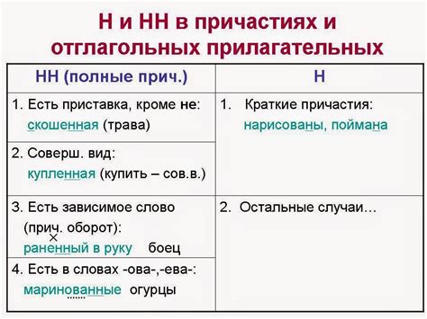 Частые ошибки при написании слов с "н" и "нн"