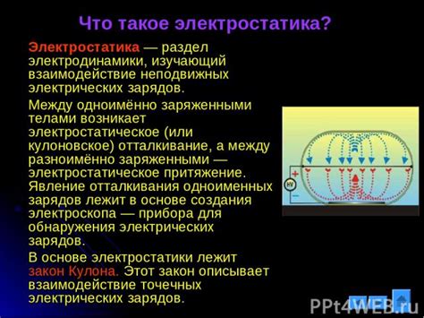 Что такое электростатика и почему она значима для нашей жизни