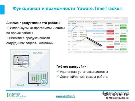 Широкий функционал системы и гибкие настройки