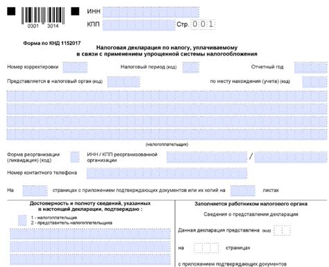 Эффективное оформление декларации по УСН со специальной отметкой налоговой службы