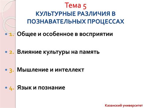  Культурные различия и методы их преодоления 