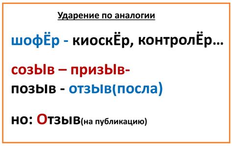  Основные принципы ударения в слове "шофер": основной путь к ясности и ясному пути.