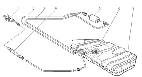  Расположение проводов на узле подачи топлива автомобиля ВАЗ 2114 