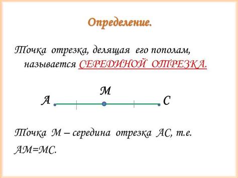  Сущность отрезка в геометрии 