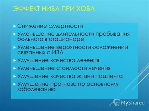  Улучшение покоя и сокращение вероятности осложнений 