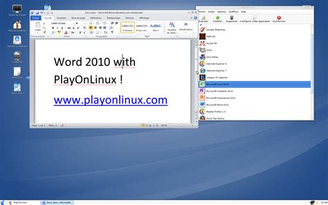  Установка PlayOnLinux для удобной настройки Microsoft Office на ОС Ubuntu 