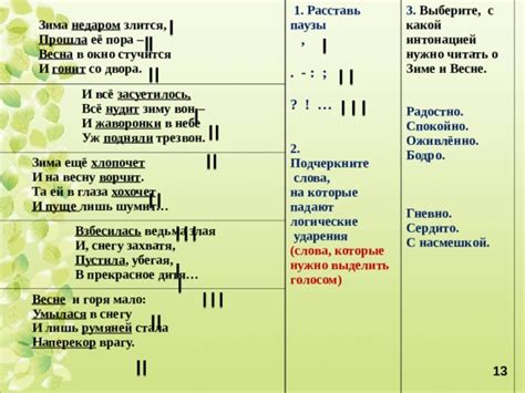  Экземпляры ударения в термине "пора" 