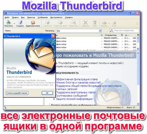 Thunderbird: бесплатный и настраиваемый почтовый клиент