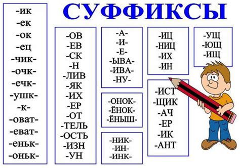 Вариации с суффиксом "иц"