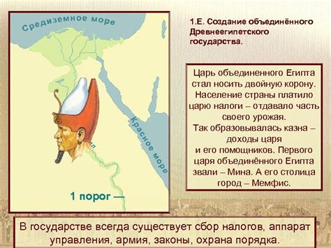 Воздействие объединенного государства на развитие Египта