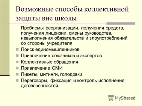 Возможные способы получения средств