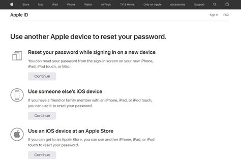 Восстановление Apple ID без утраты данных