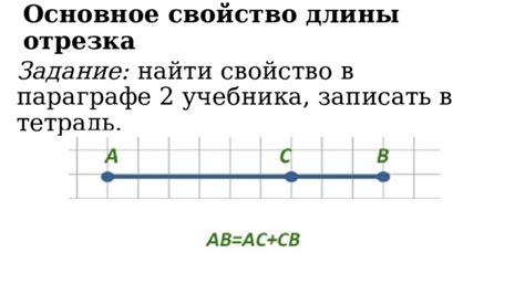 Геометрический подход для расчета длины отрезка аб