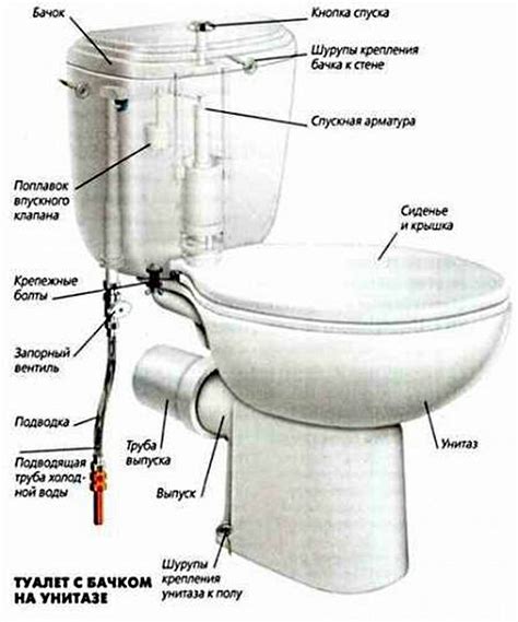 Дизайн фланцевой части унитаза