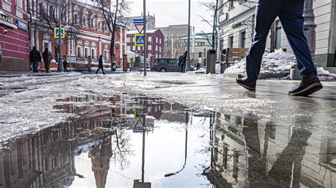 Длительность весеннего таяния снега в Москве