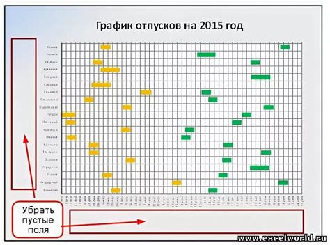 Добавление отпусков в календарь