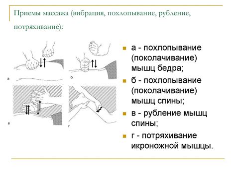 Дополнительные методы массажа: кнетение и вибрация