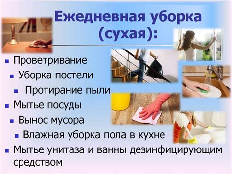 Ежедневная уборка и сухая чистка