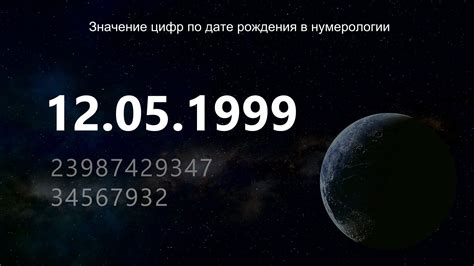 Значение цифр и символов в дате рождения