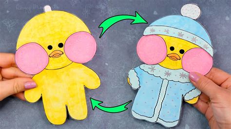 Изготовление рюкзака для уточки из бумаги