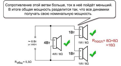 Использование низкоомных динамиков для повышения мощности