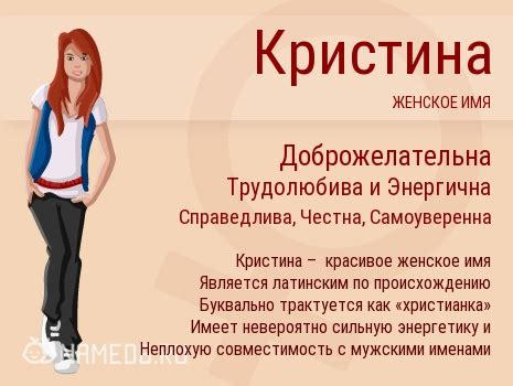 История имени Кристина и его происхождение
