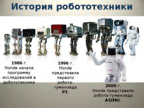 История развития робототехники