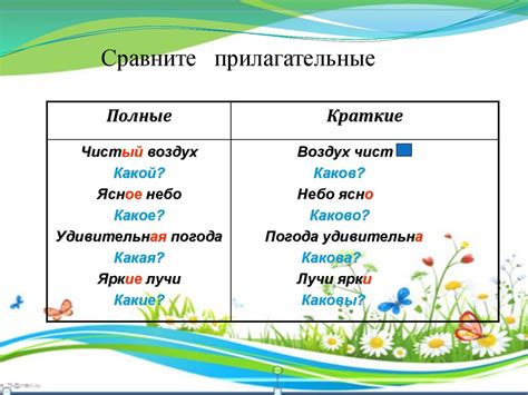 Какие краткие прилагательные ставятся после шипящих и как это сделать правильно