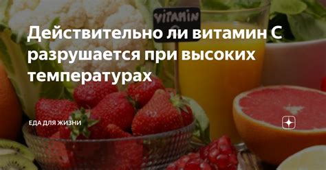 Как витамин А разрушается при приготовлении