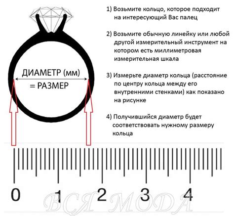 Как измерить обручальные кольца?