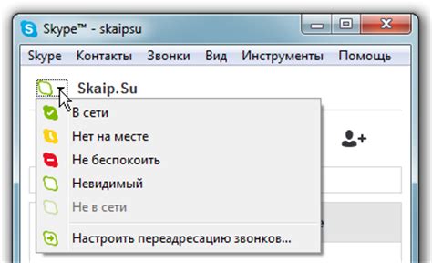 Как использовать статусы в Скайпе для определения онлайн-статуса?