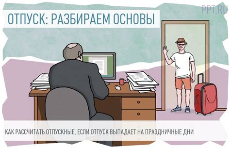 Как и когда оплачиваются отпускные за выходные дни