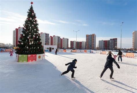 Как и когда создают каток на уличных площадках города