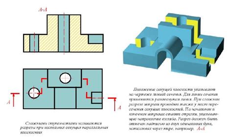 Как найти сечение в начертательной геометрии