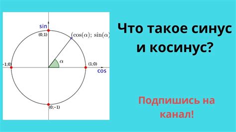 Как найти синус по косинусу