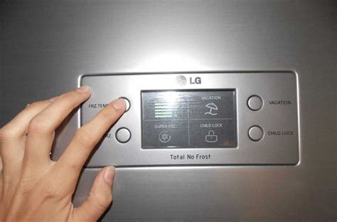 Как правильно настроить холодильник LG Total No Frost