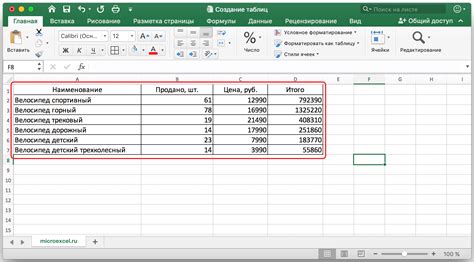 Как создать новую таблицу в программе Excel?