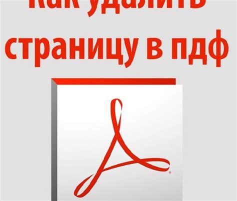 Как удалить страницу в pdf без потери важных данных