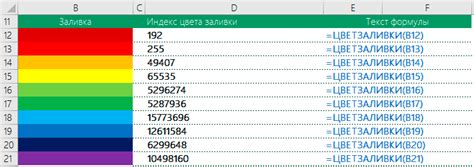 Методы определения цвета заливки в Excel