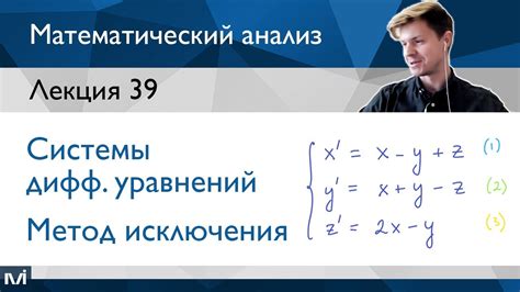 Метод исключения для определения количества решений