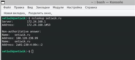 Метод 3: Использование программы "nslookup"