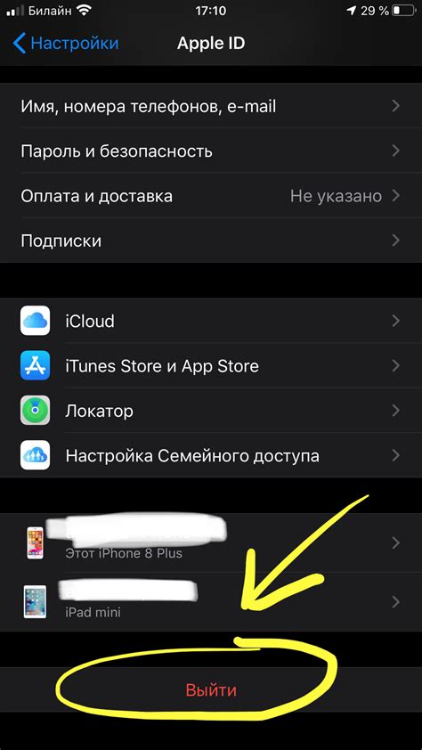 Метод 4: Полное удаление аккаунта айклауд из iCloud