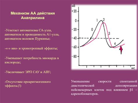 Механизм действия Анаприлина