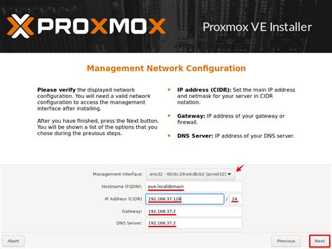 Настройка DHCP сети в Proxmox