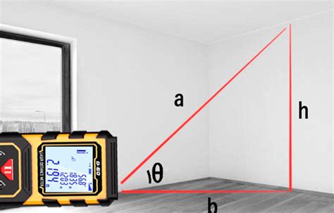 Определение высоты комнаты с помощью электронного дальномера